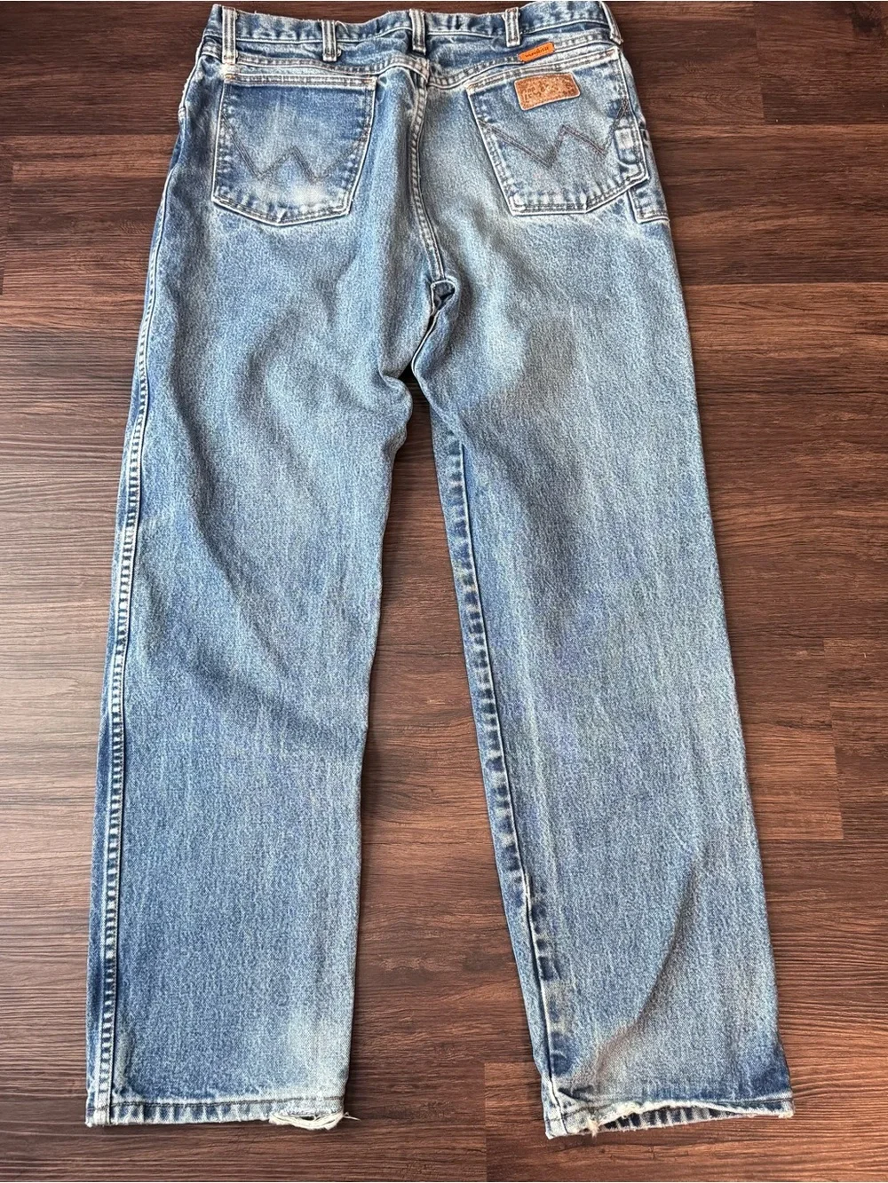 Wrangler FR Jeans Men 34x32 FR13MWZ Flame Resistant HRC2 Straight Leg Blue Denim
